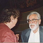 Margarete Hecker mit ihrem Lehrer Salvador Minuchin